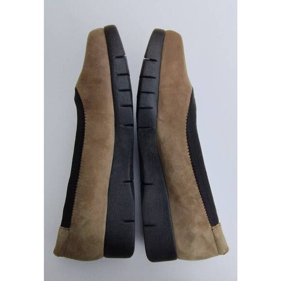 Clarks Women's Daelyn Hill Wedge Slip on Comfort Ballerina Flat Brown 7 Spring - Picture 5 of 12